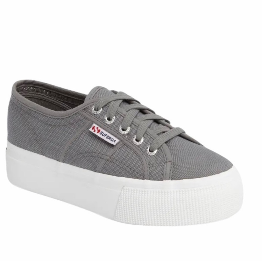 Superga COTU 2790 Platform Sneaker Womens’s Gray Sage with Box from LLBean